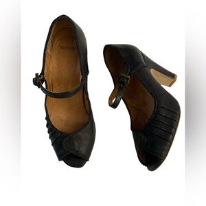 Vintage Topshop Mary Jane Style Leather Women’s shoes Heel